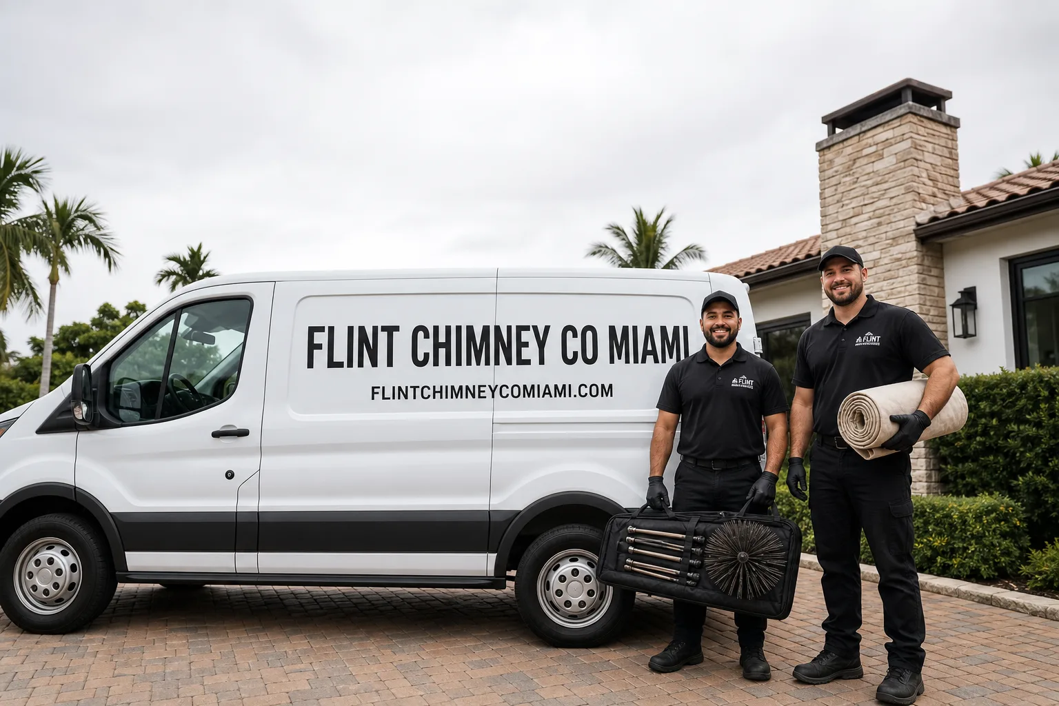 Flint Chimney Co Miami chimney cleaning team